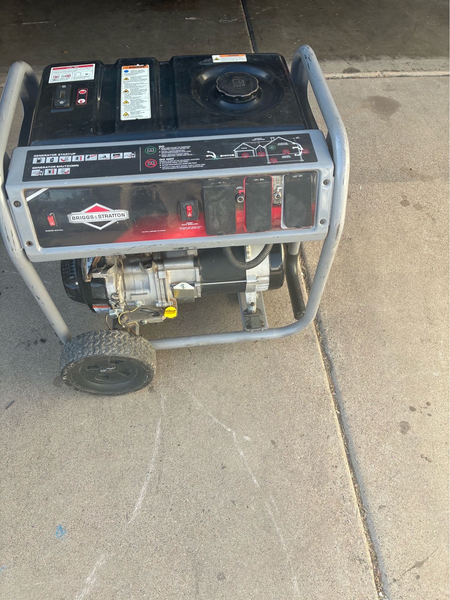 Generator bright Stratton 6250 watts