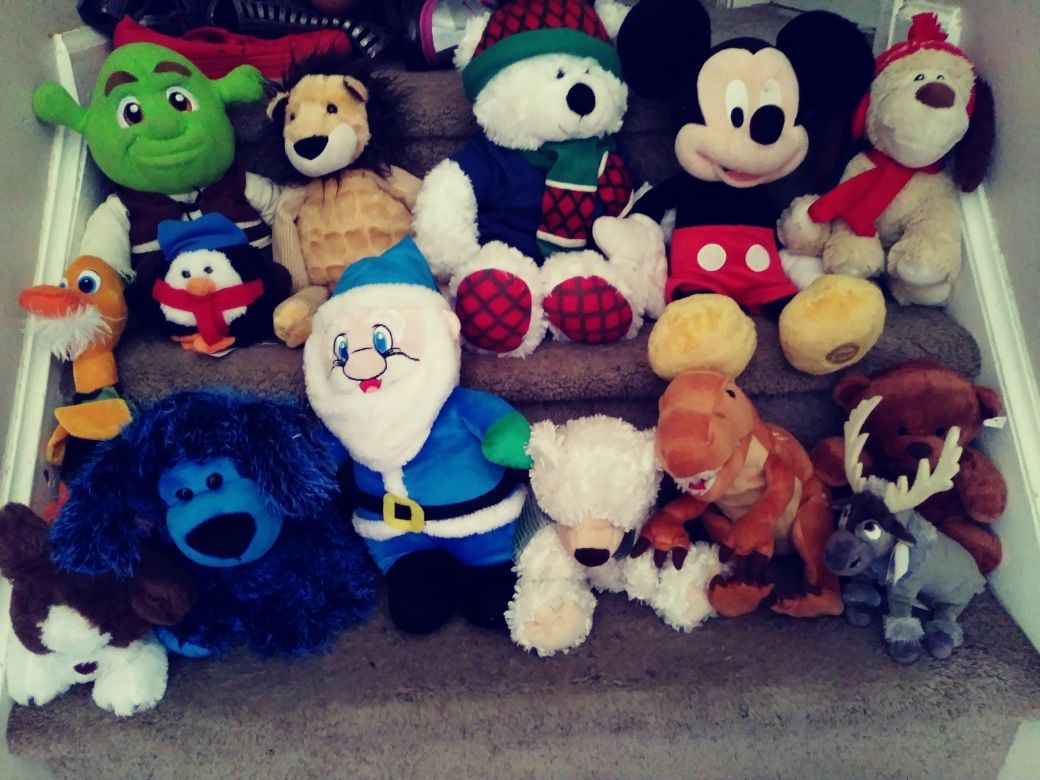 Stuffed animals all for $40