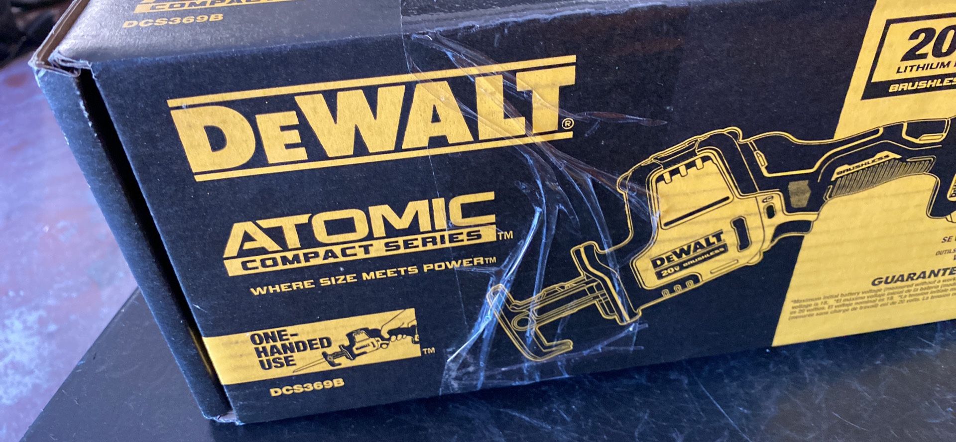 Dewalt Atomic compact 20 v Reciprocating saw. Tool only. Solo herramienta.