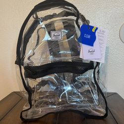 HERSCHEL SUPPLY CO. CLEAR BACKPACK - X LARGE FORMAT - STADIUM APPROVED - BRAND NEW