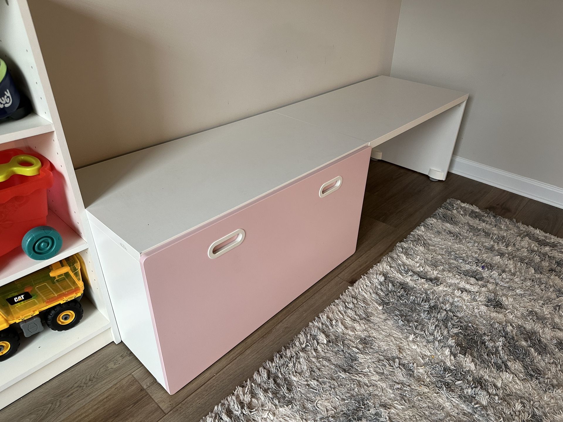 Kids Desk And Toy Box