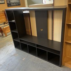 Black IKEA Cube Shelf Tv Entertainment Center (in Store)