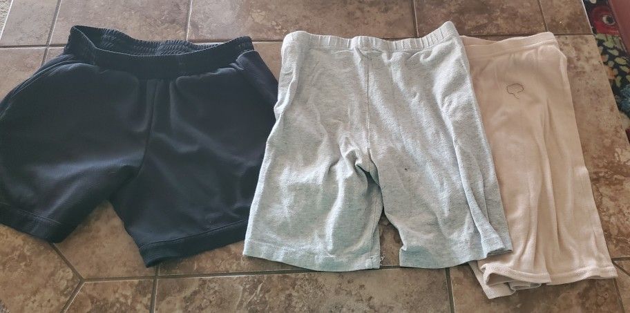 Free- 3 Pair Girl Shorts Size 10/12