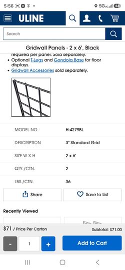 6ft gridwall 4 sets total with T legs all new