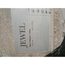 Beige Grey Abstract Pattern Area Rug 7x10 Retail $150.00
