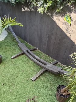 Wooden Hammock Stand