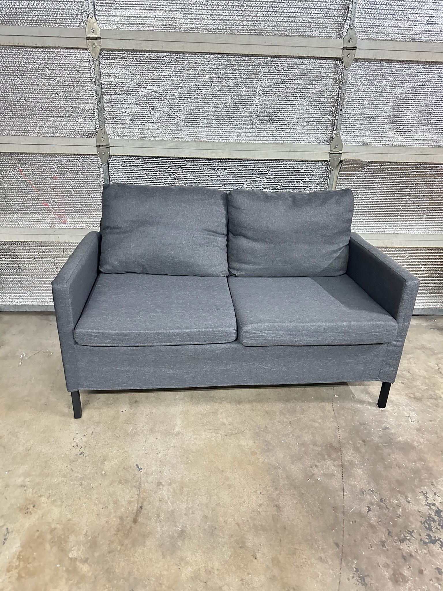 51" W Loveseat Sofa, Modern Love Seat Couches for Living Room, Bedroom, Apartment, Office, With Removable Cover