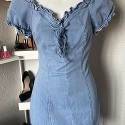 Denim Dress Size Large
