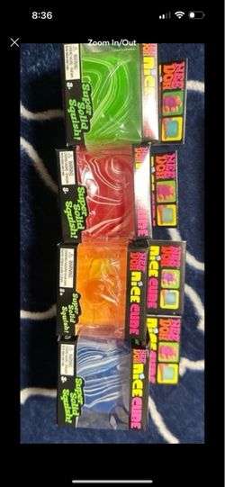 Nee Doh Nice Cube Super Solid Squishi 4-Pack