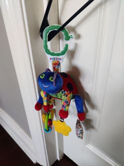 Eric Carle Lady Bug Clip-on Car Seat and Stroller Toy - CASH ONLY