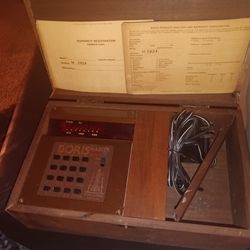 Rare Vintage 1978 Boris Master Electronic Chess Computer Game W/ Case *Repair
Model: Boris Master Chess Computer. Missing the board & chess pieces.