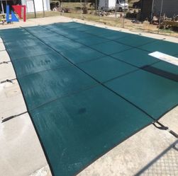Pool Cover, Safety Pool Cover 14x26ft Rectangle Inground Safety Pool Cover