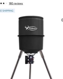 Wildgame Innovations Hunting Sports & Outdoors Quick Set Game Feeder, 30 gal