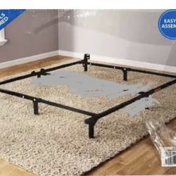 Expandable Metal Bed Frame •• Twin —> Queen 