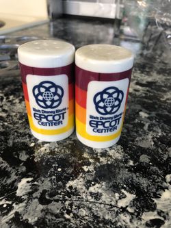 Vintage Walt Disney World Epcot salt and pepper shakers
