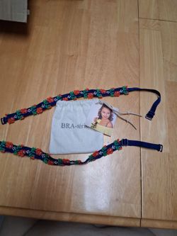 New floral adjustable bra straps.