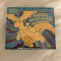 2026 Pokémon Mega Evolution Ascended Heroes Elite Trainer Box Sealed
