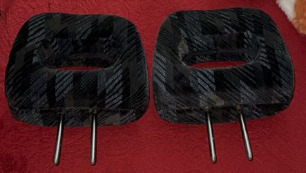98-01 Integra blue wave confetti seat headrests