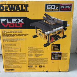 FLEXVOLT 60V MAX Cordless Brushless 8-1/4 in. Table Saw Kit (Tool Only)