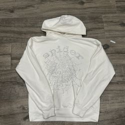 Sp5der OG Rhinestone Logo Hoodie Mens Size XL