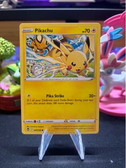 Pokemon TCG Pikachu 049/195 Silver Tempest Common - Near Mint NM