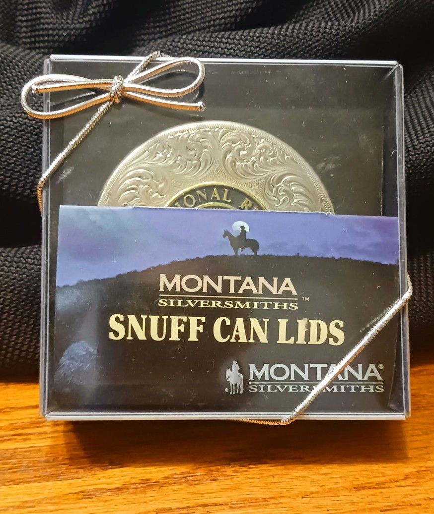 Montana Silversmith Snuff Can Lid