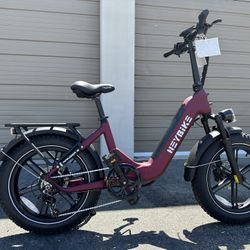 HEYBIKE Ranger S 1000 Watts Torque Sensor 20” Foldable Electric Bike In Red 
