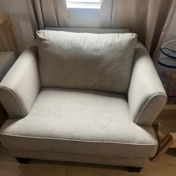 Oversized Accent Chair:  with Deep Seat