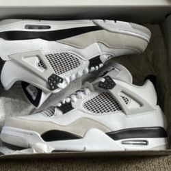 Jordan 4 Retro Military Black Mens Size 12
