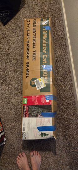Used Christmas tree