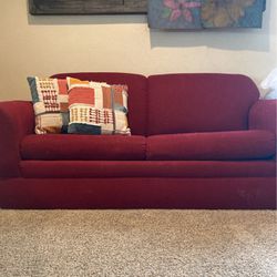 Red Pullout Couch
