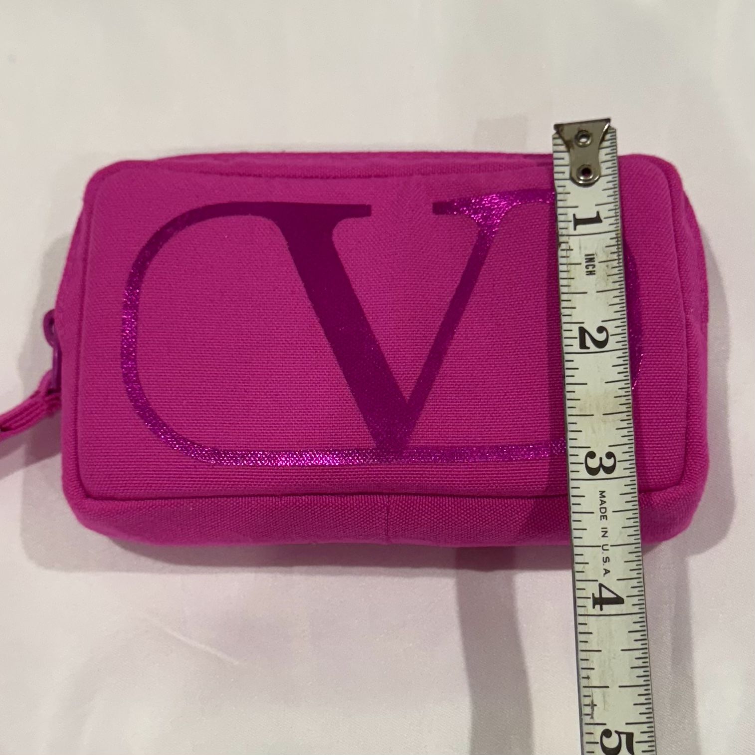 Valentino Spike Lipstick Pink Pouch Gift Set 123R Strike Pose 100R