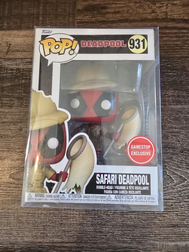 Safari Deadpool Funko Pop 931