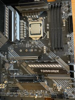 Intel I5-10400F & MSI MAG Z490 TOMAHAWK —CPU & MOTHERBOARD