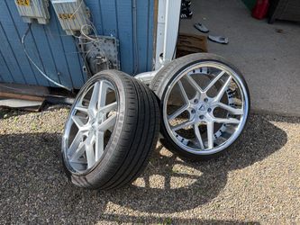 AZ rims (413.7) (CAME OFF OF NISSAN)