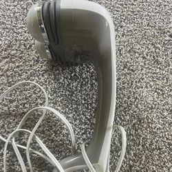 Handheld Portable Massager- Vibration action, with Heat - Like New 