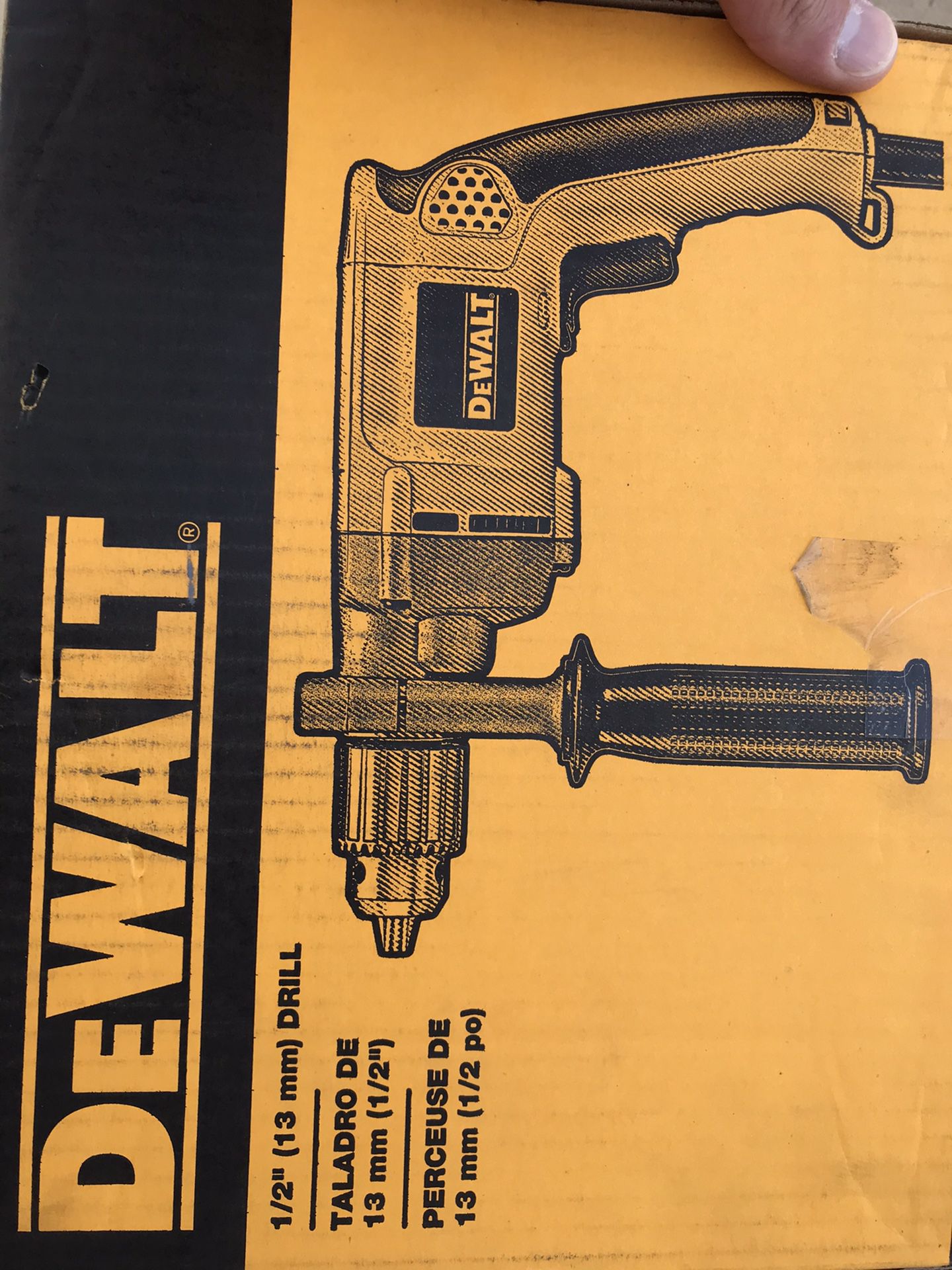 DEWALT DW505K Corded 7.8-Amp 1/2-inch 13mm VSR Dual Range Hammerdrill Kit