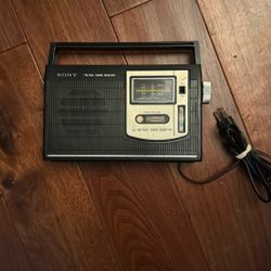 Vintage Sony Fm/am 2 Band Receiver