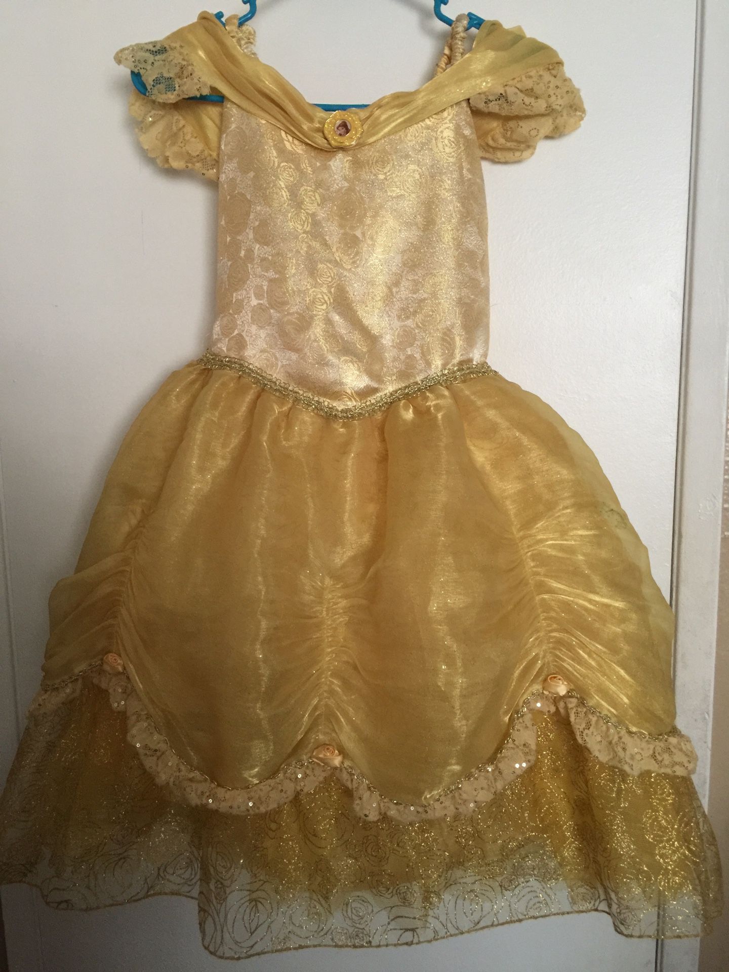 Vestido de princesa bella original de Disney