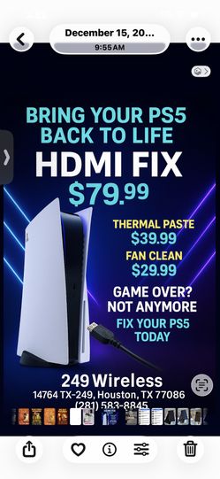 Ps5 HDMI Port ‼️