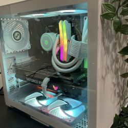 White Rgb Gaming Pc