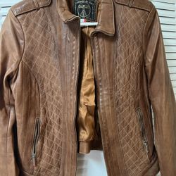 Woman Leather Jacket Leonardo De Vinci 