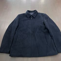men's coat. Size L (Navy)