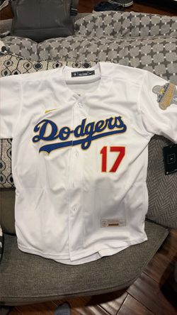 Youth Large Los Angeles Dodgers  2026 Gold White Stadium Jersey