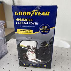Goodyear Dog Hammock Car Seat Cover, Waterproof Car Seat Protector for Pets
