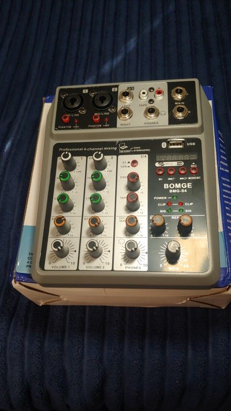4 Channel Bluetooth Audio Mixer