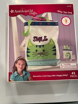 American Girl Crafts Kitty Tote Bag