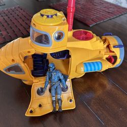 Fisher-Price Imaginext Yellow Shark Submarine 
