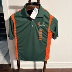 Miami Hurricanes Polo Shirt Small