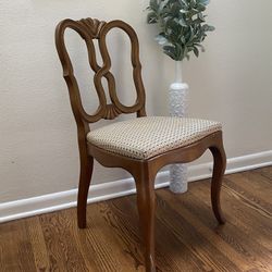 one wood vintage chair